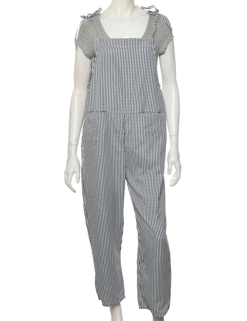 Gingham Jumpsuit - L
