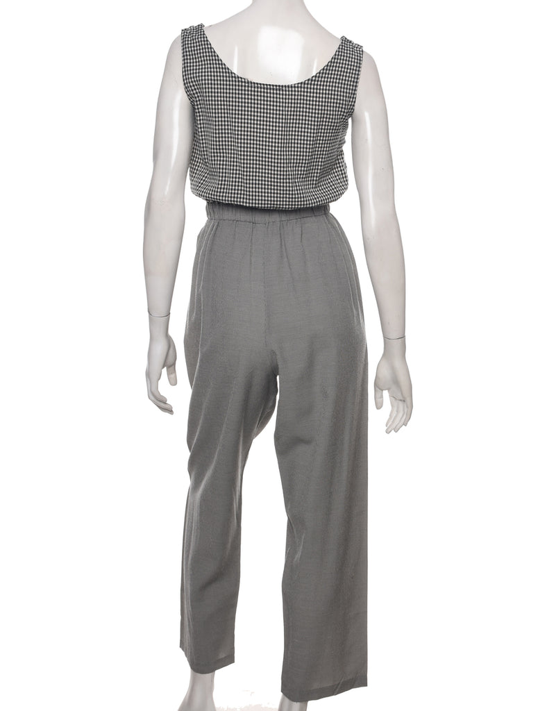 Gingham Jumpsuit - S