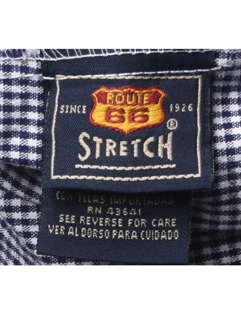 Gingham Pattern Trousers - W28 L31