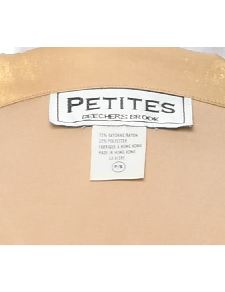 Gold Evening Blouse - S