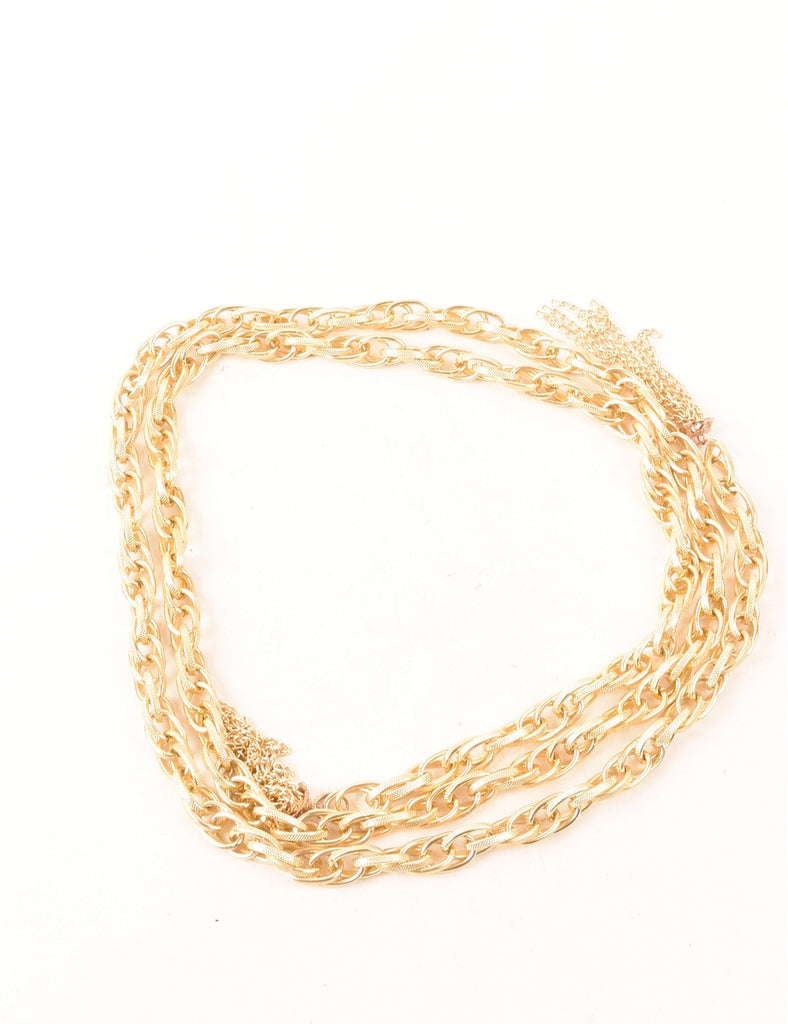 Gold Skinny Belt - S