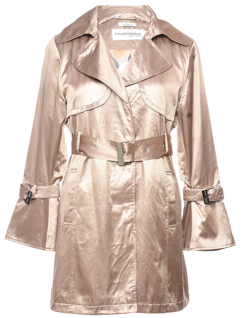 Gold Trench Coat - L