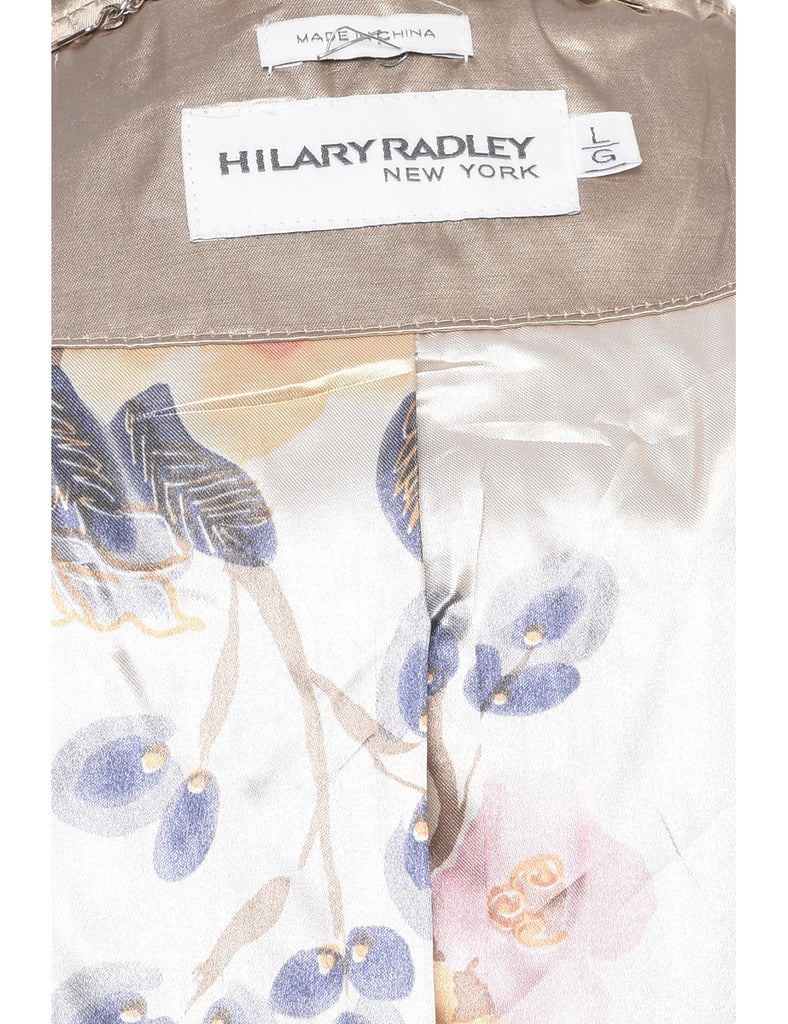 Gold Trench Coat - L