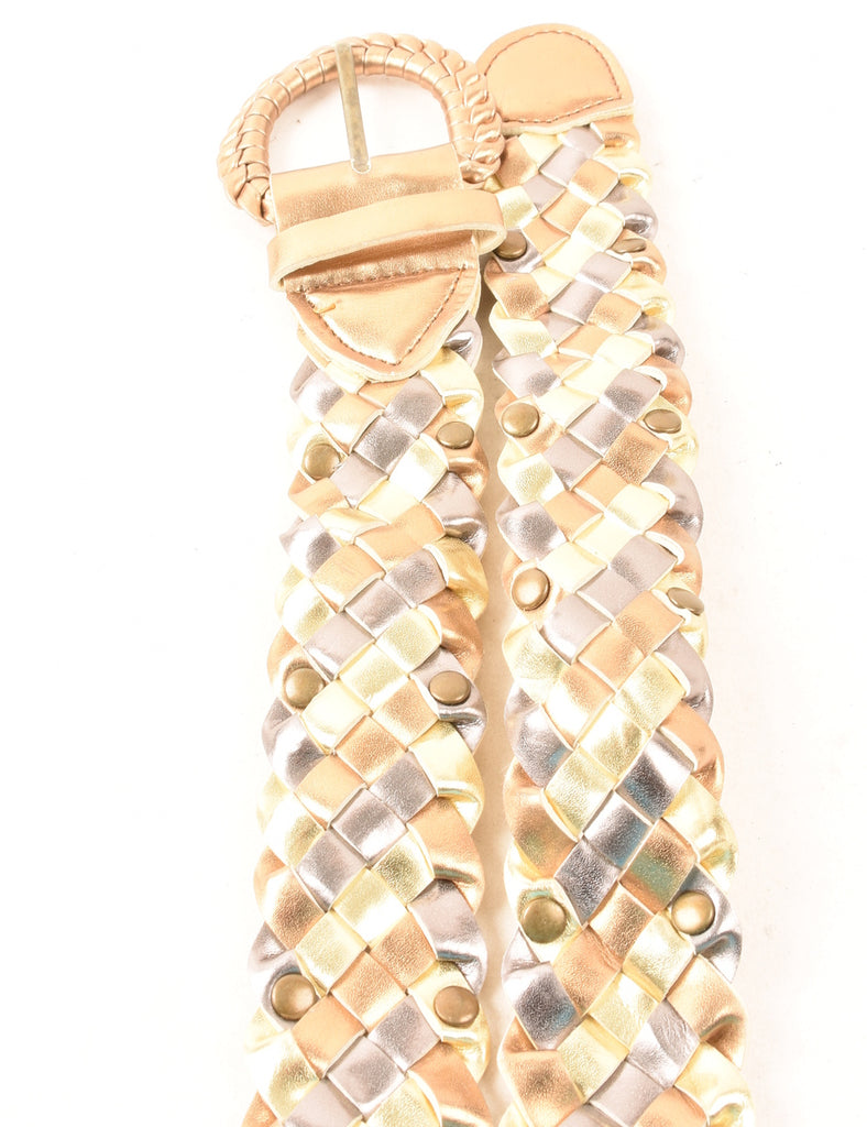 Gold Woven Belt - M