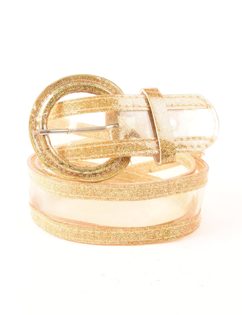 Gold Y2K Fashion Belt - M