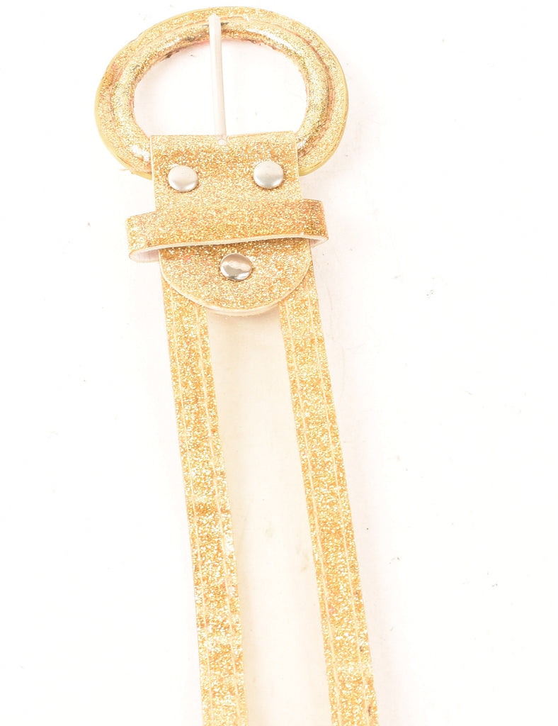 Gold Y2K Fashion Belt - M