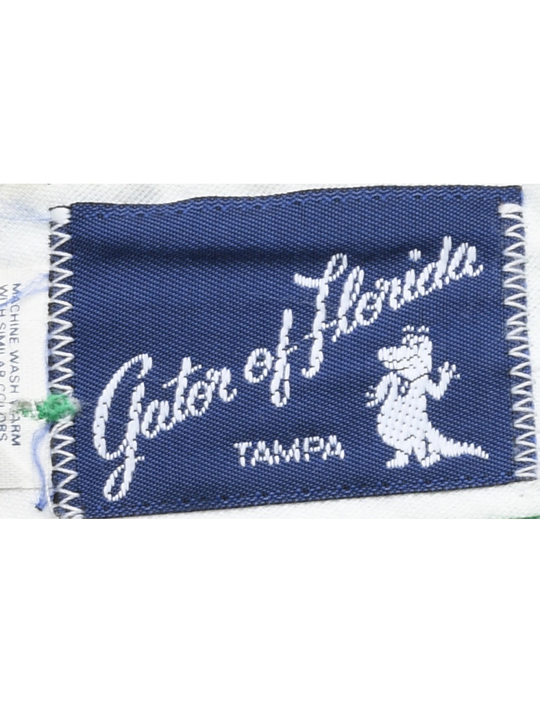 Green A-line Skirt - M