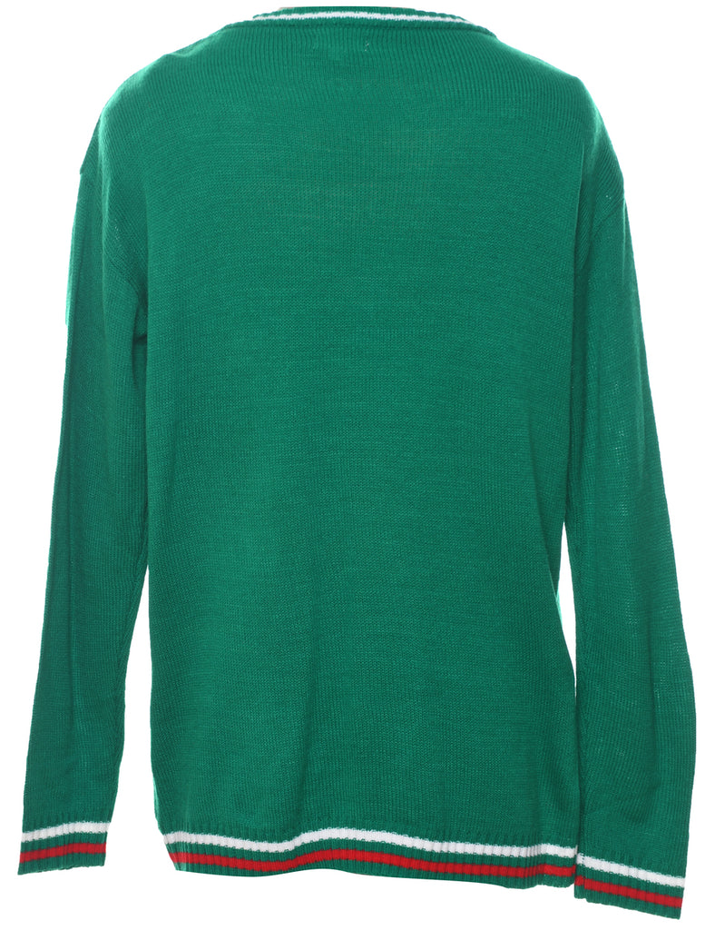 Green Christmas Jumper - XL