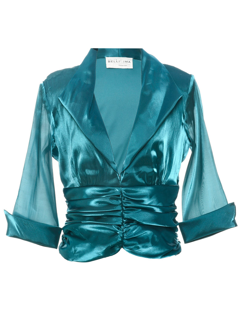 Green Evening Top - L