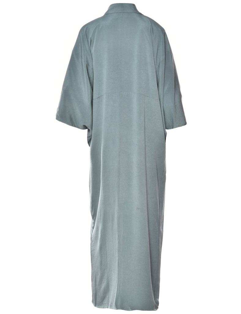 Green Full Length Kimono - XL