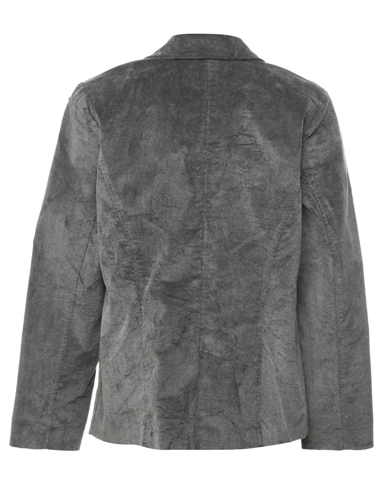 Grey Corduroy Blazer - L