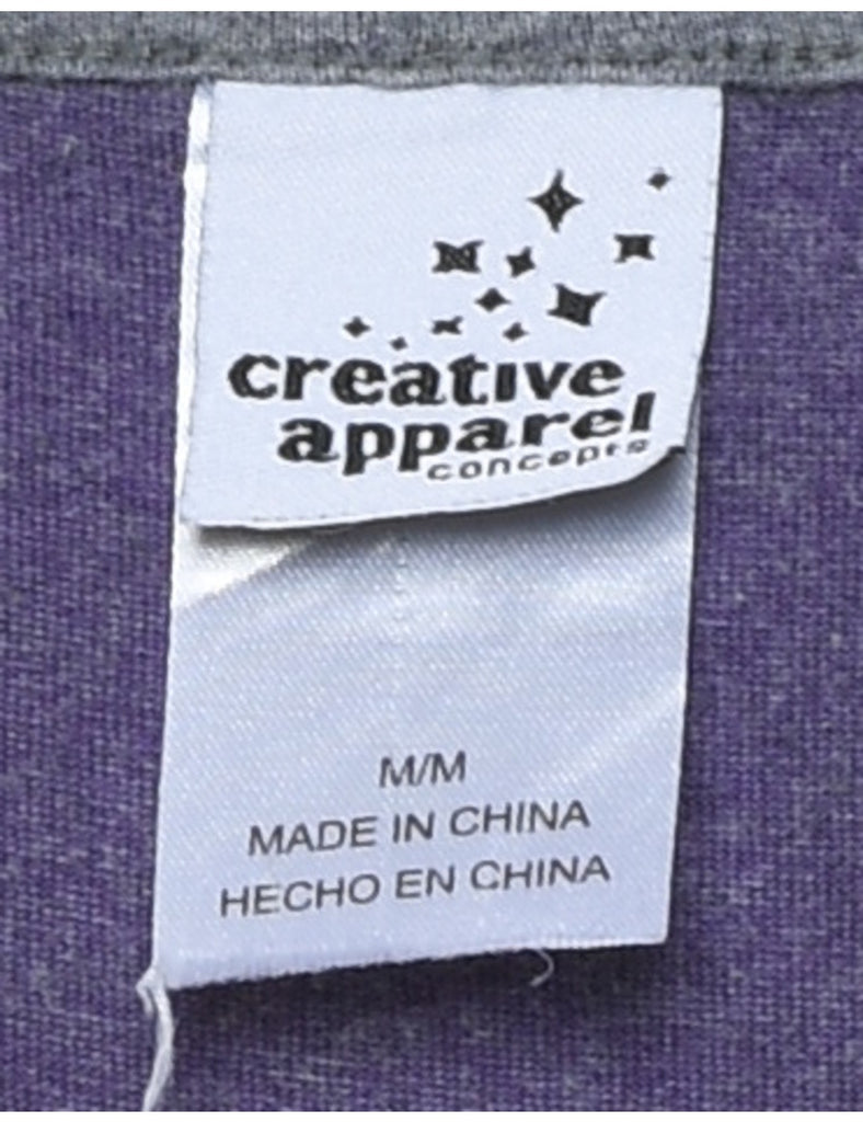 Grey Dukes Print Vest - M