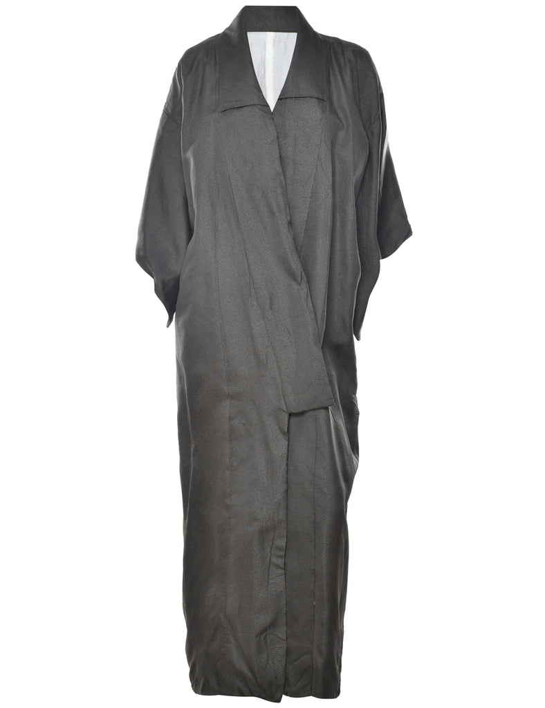 Grey Full Length Kimono - L
