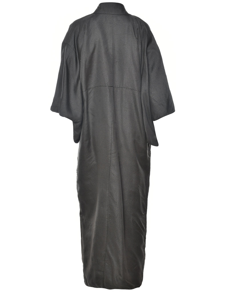 Grey Full Length Kimono - L