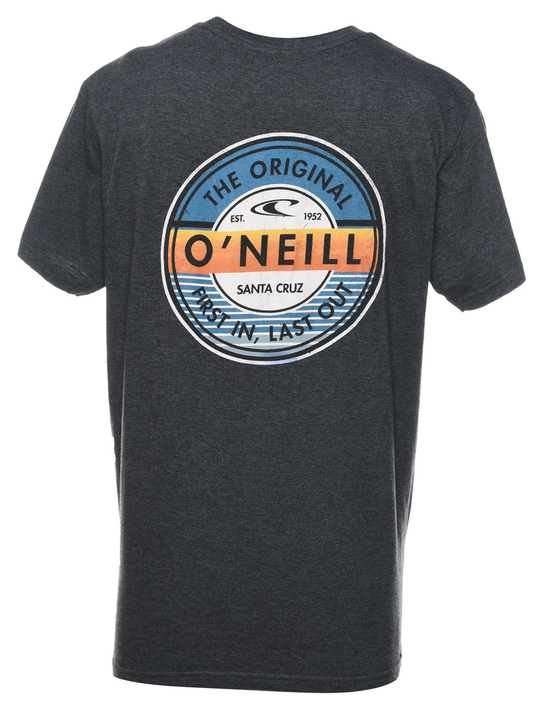 Grey O'Neill Grey Printed T-shirt - M