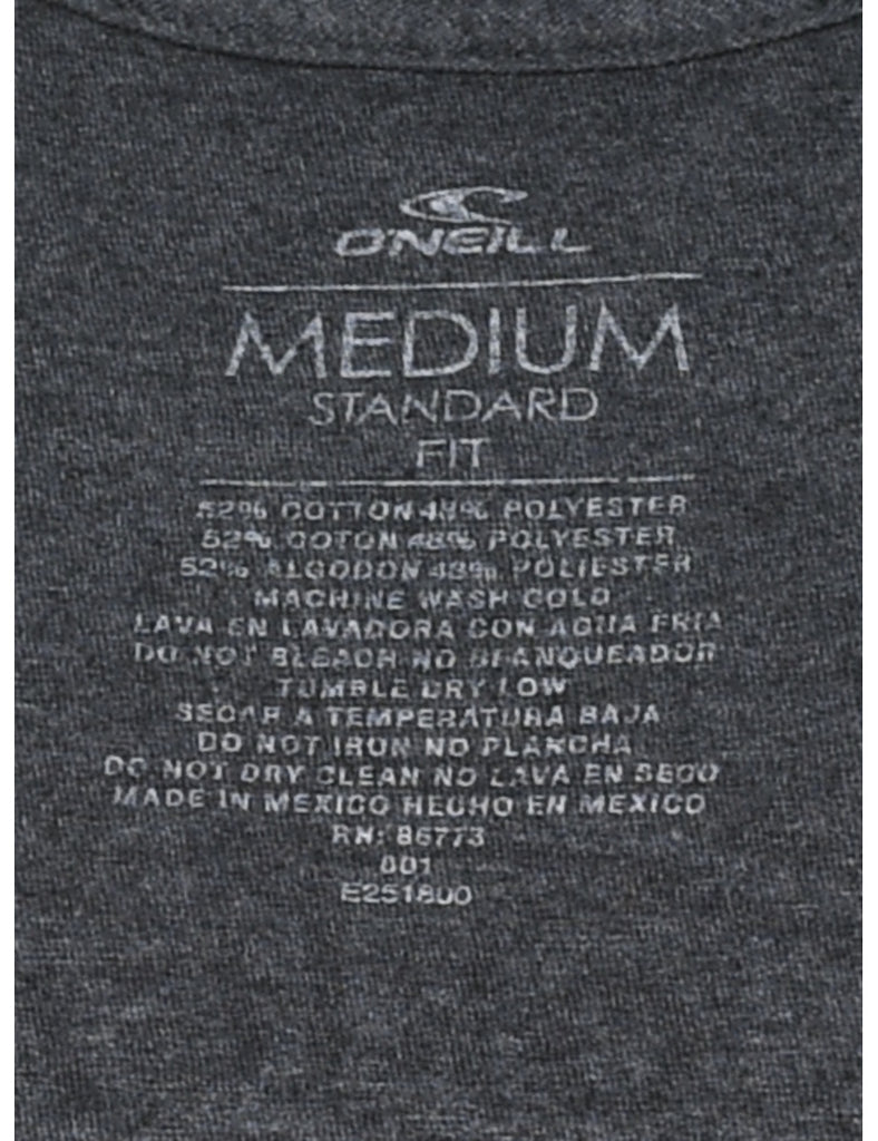 Grey O'Neill Grey Printed T-shirt - M