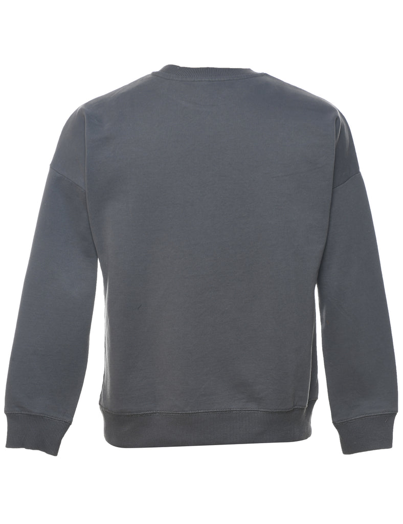 Grey Rolling Stones Printed Sweatshirt - M