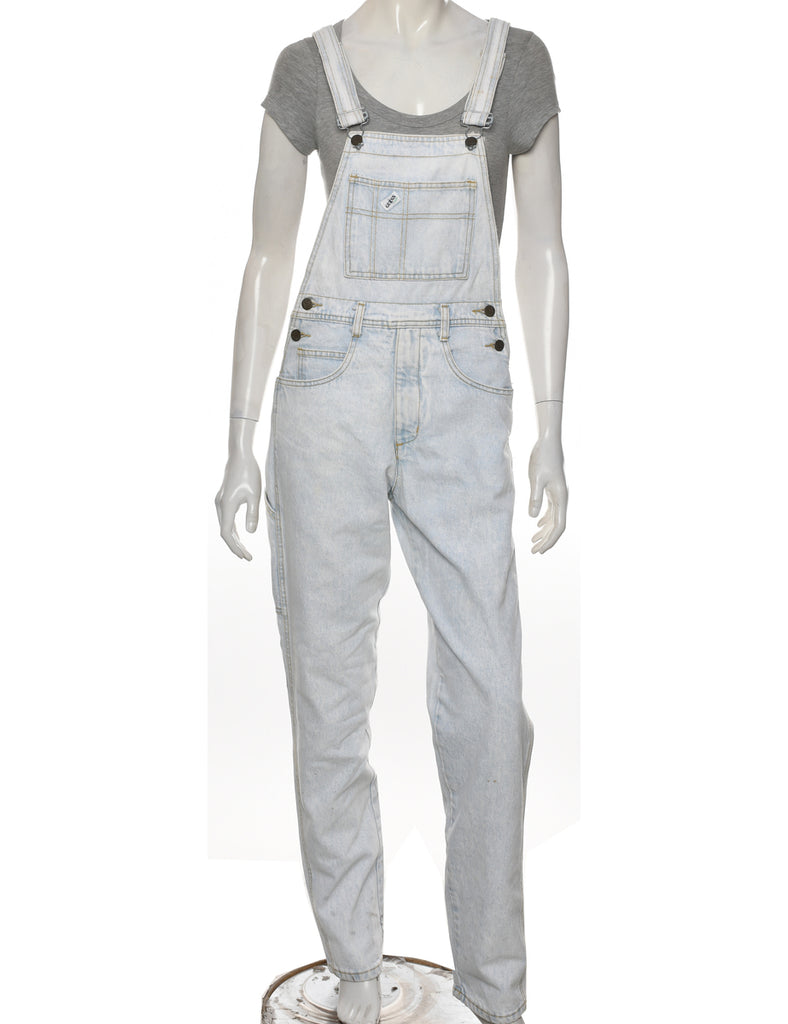 Guess Light Wash Dungarees - W32 L33