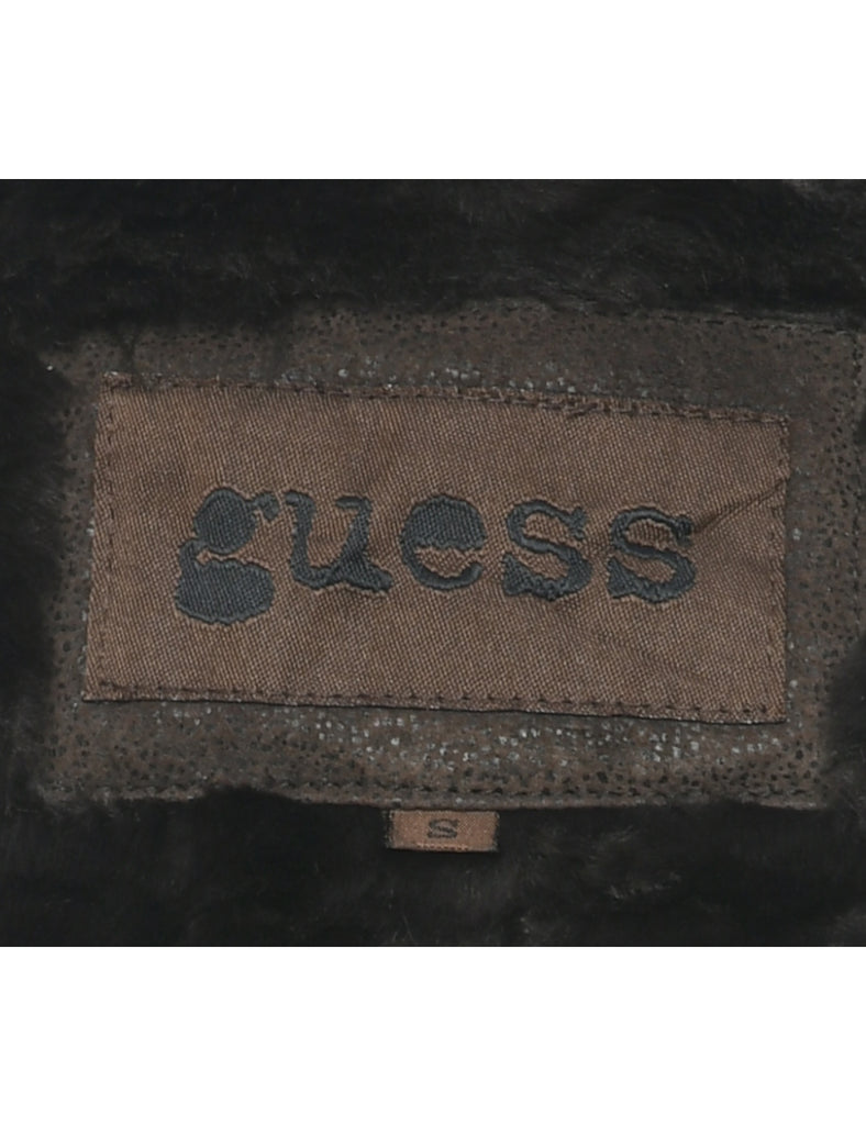 Guess Shearling Suede Jacket - S