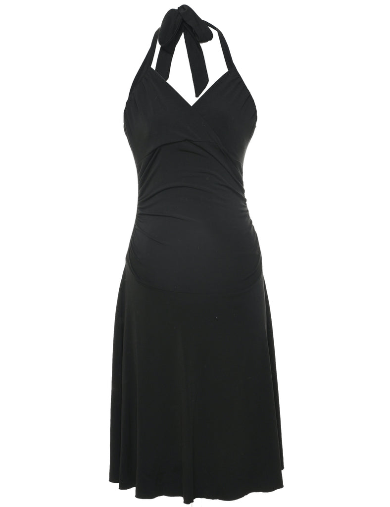 Halter Black Dress - XS