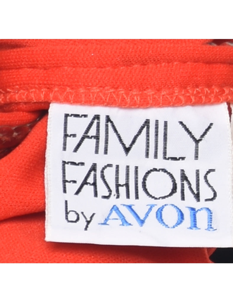 Halter Red Jumpsuit - XS