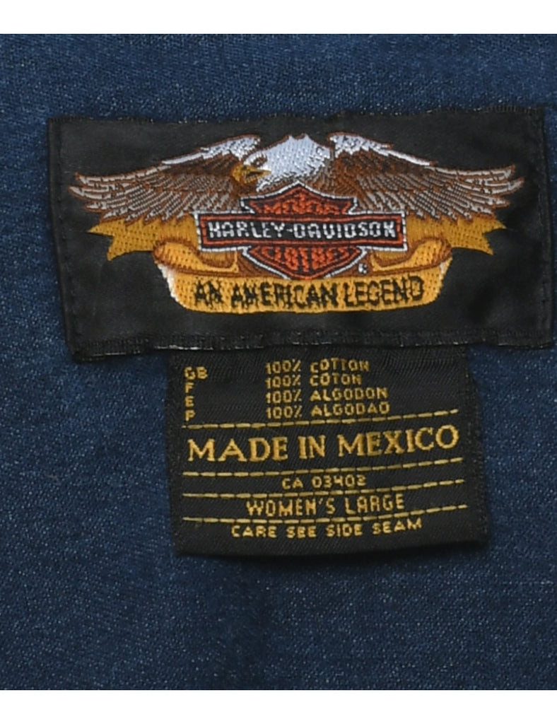 Harley Davidson Denim Shirt - L