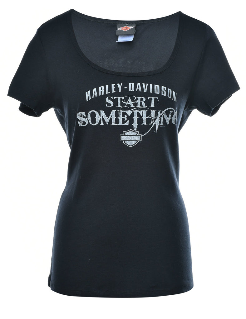 Harley Davidson Printed T-shirt - M