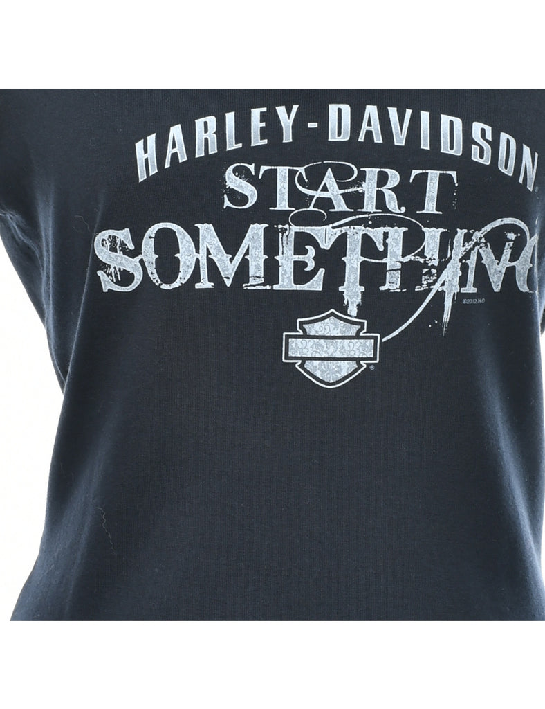 Harley Davidson Printed T-shirt - M