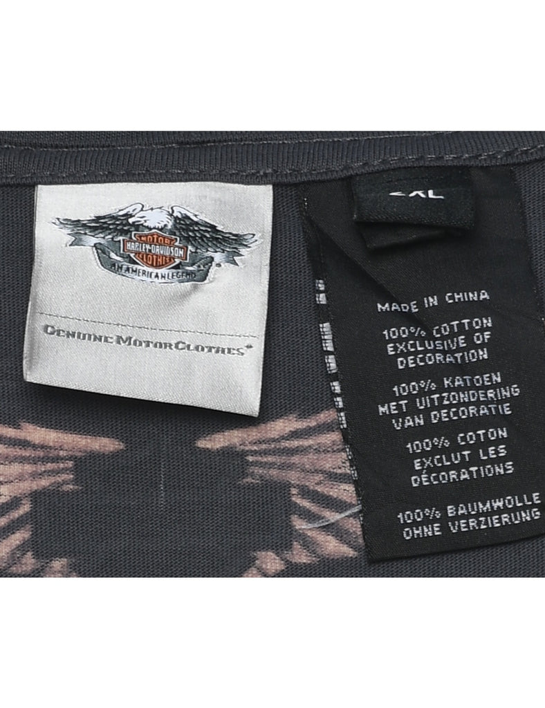 Harley Davidson Printed T-shirt - XXL