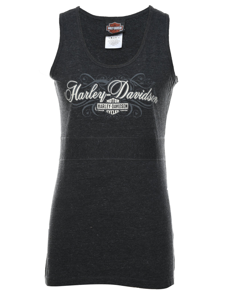 Harley Davidson Y2K Black Vest - S