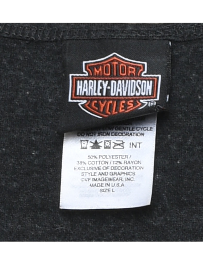 Harley Davidson Y2K Black Vest - S
