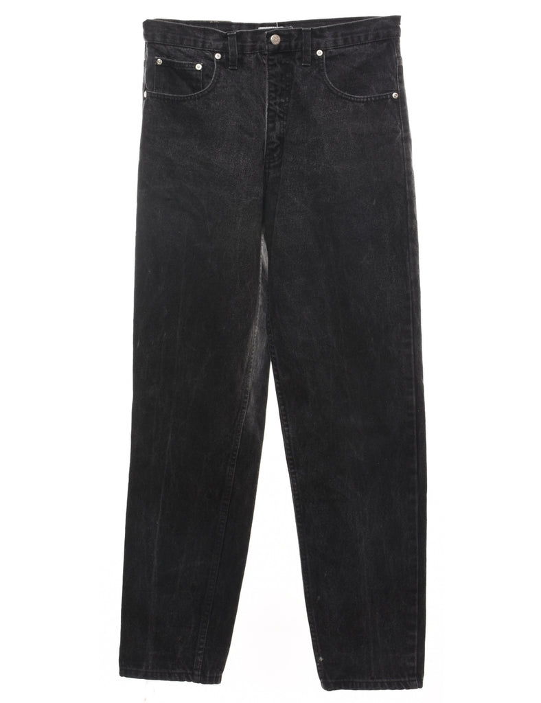 High Waist Black Jeans - W32 L32