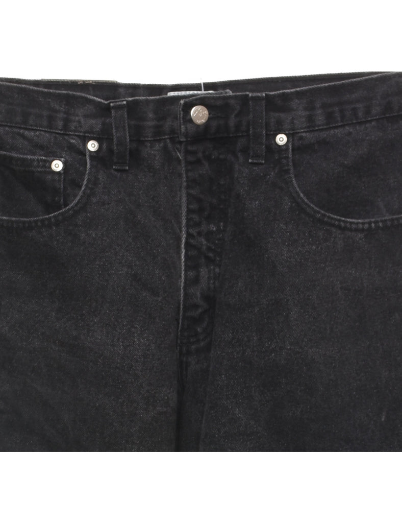 High Waist Black Jeans - W32 L32