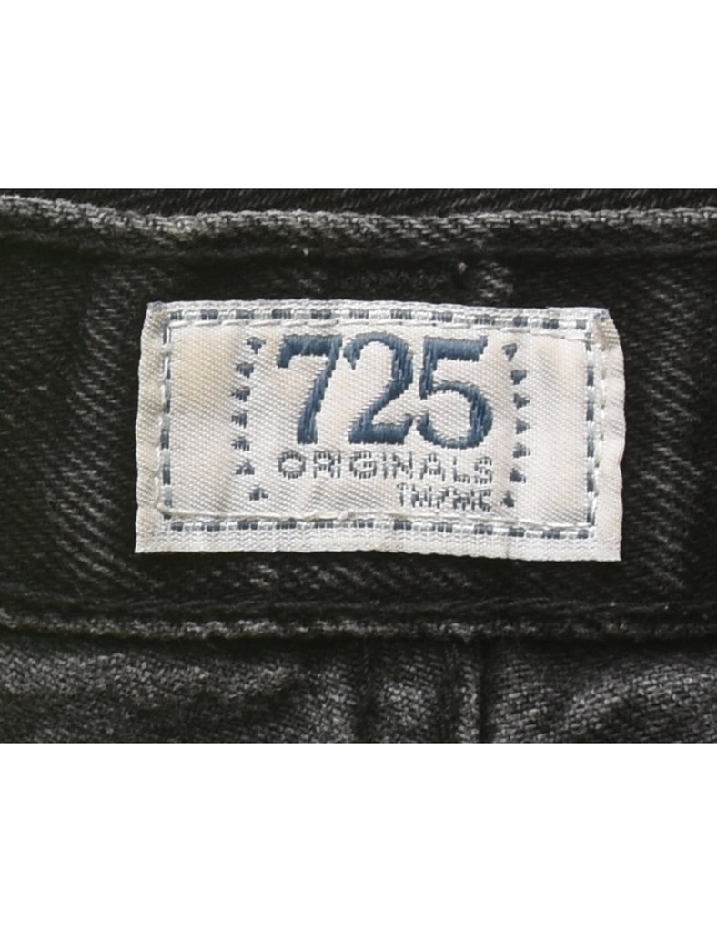 High Waist Black Jeans - W32 L32