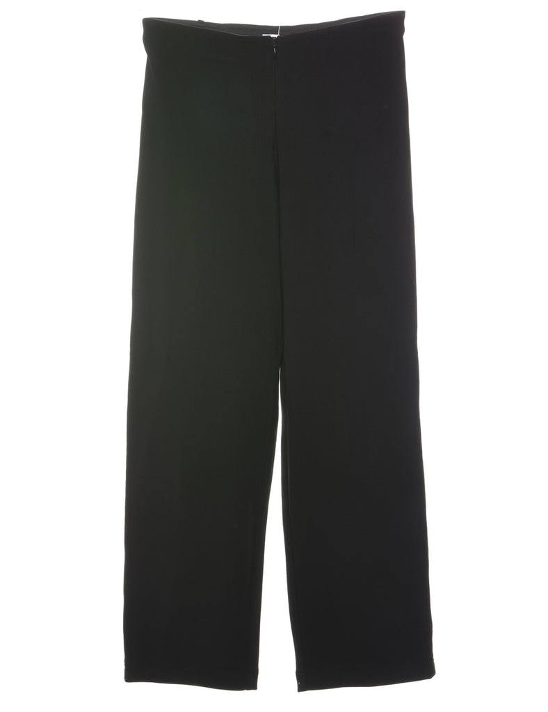 High Waist Black Trousers - W26 L28