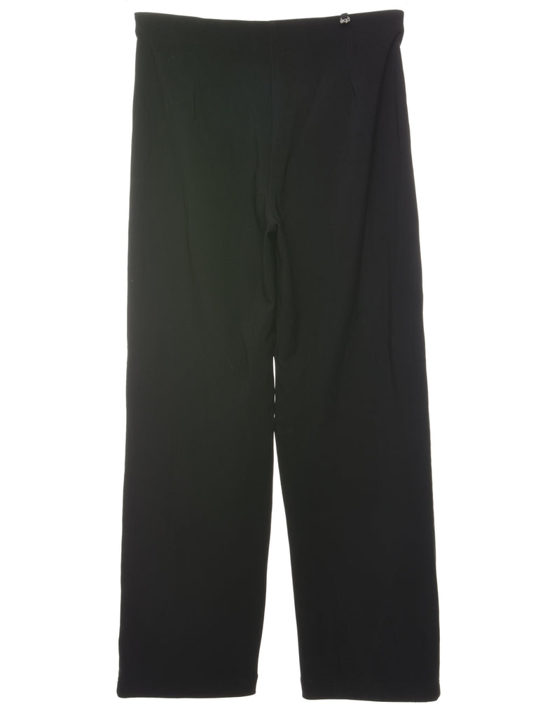 High Waist Black Trousers - W26 L28
