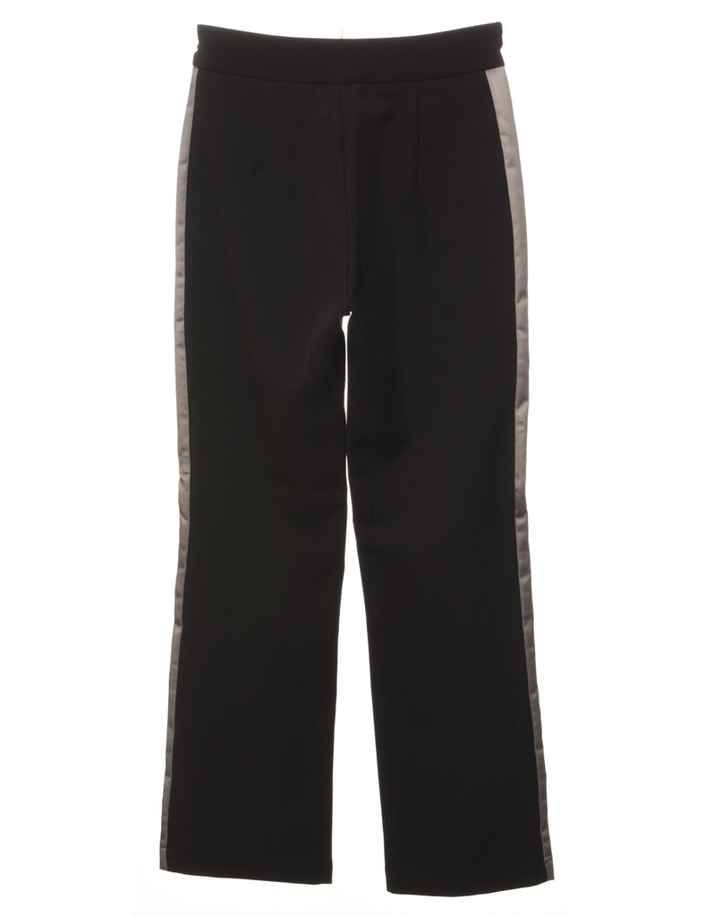 High Waist Black Trousers - W26 L28