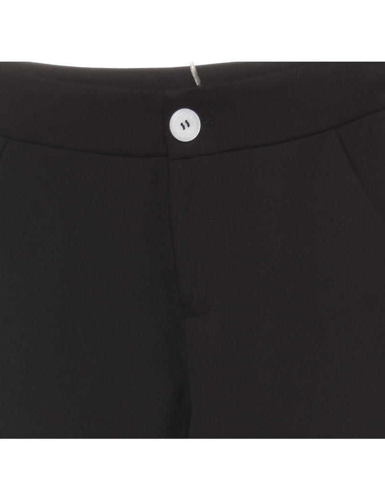 High Waist Black Trousers - W26 L28