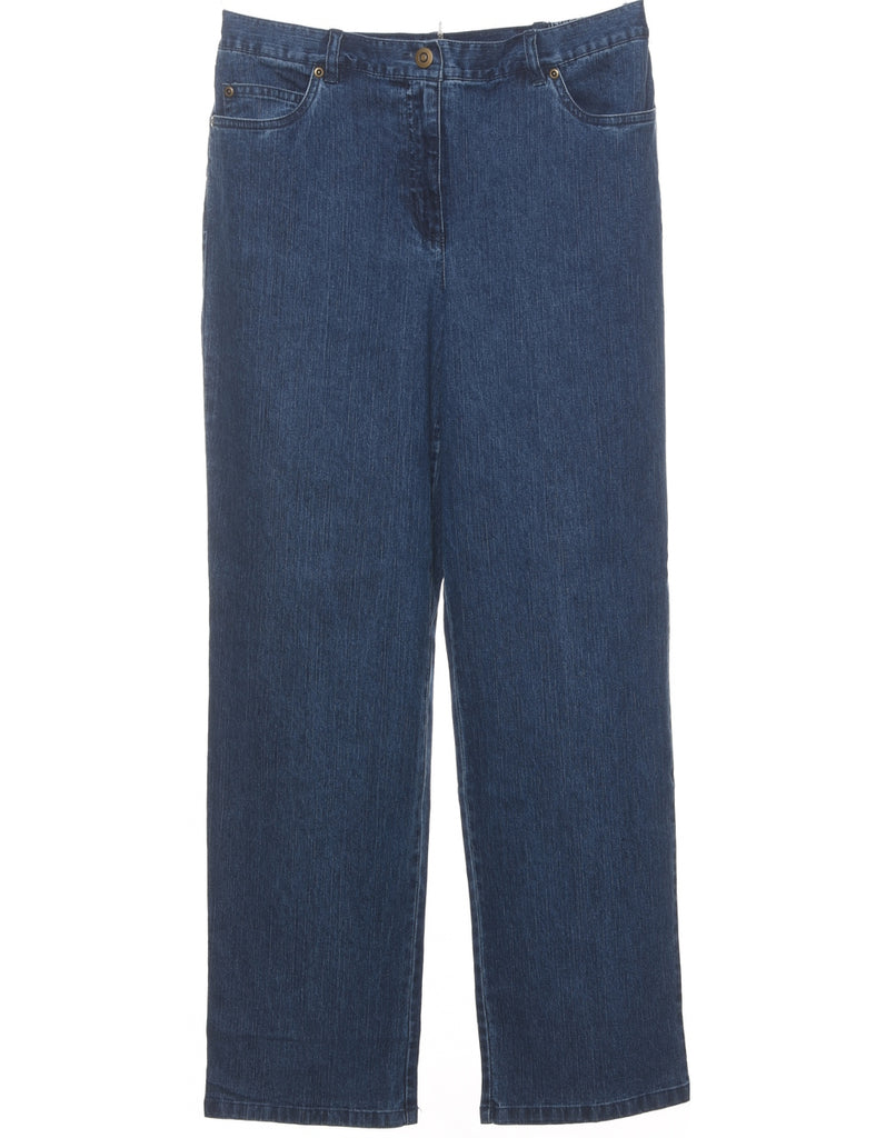 High Waist Denim Trousers - W31 L30
