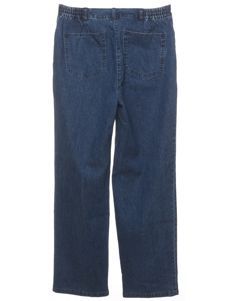 High Waist Denim Trousers - W31 L30