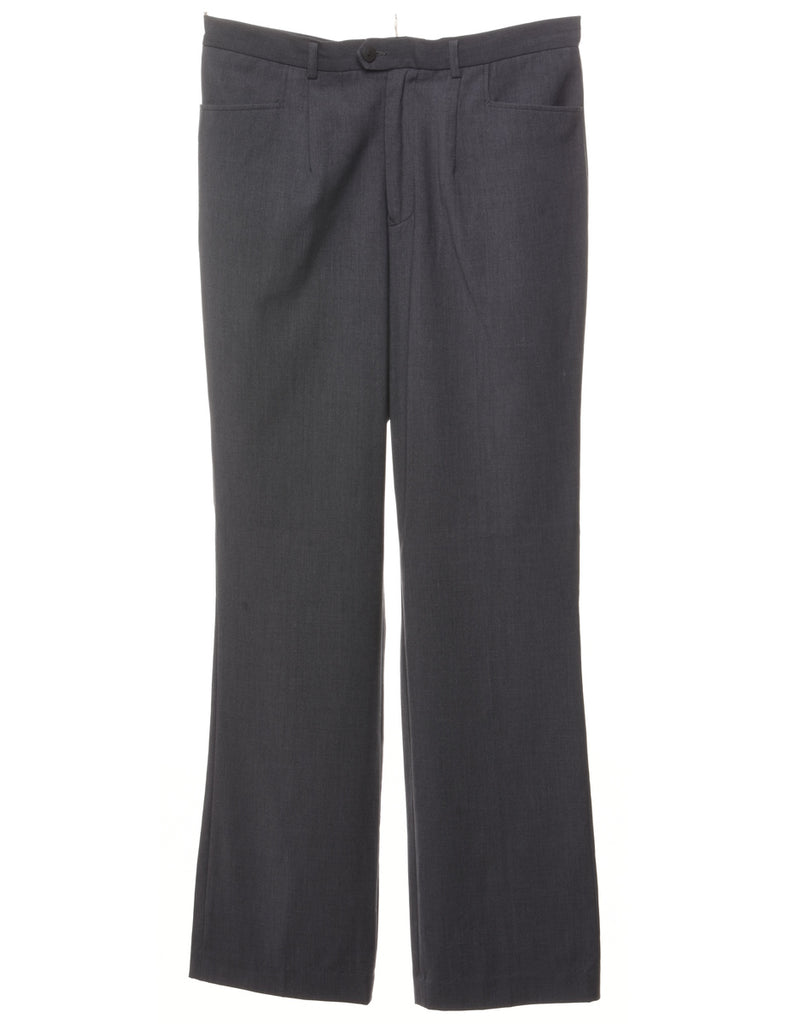High Waist Grey Trousers - W30 L31