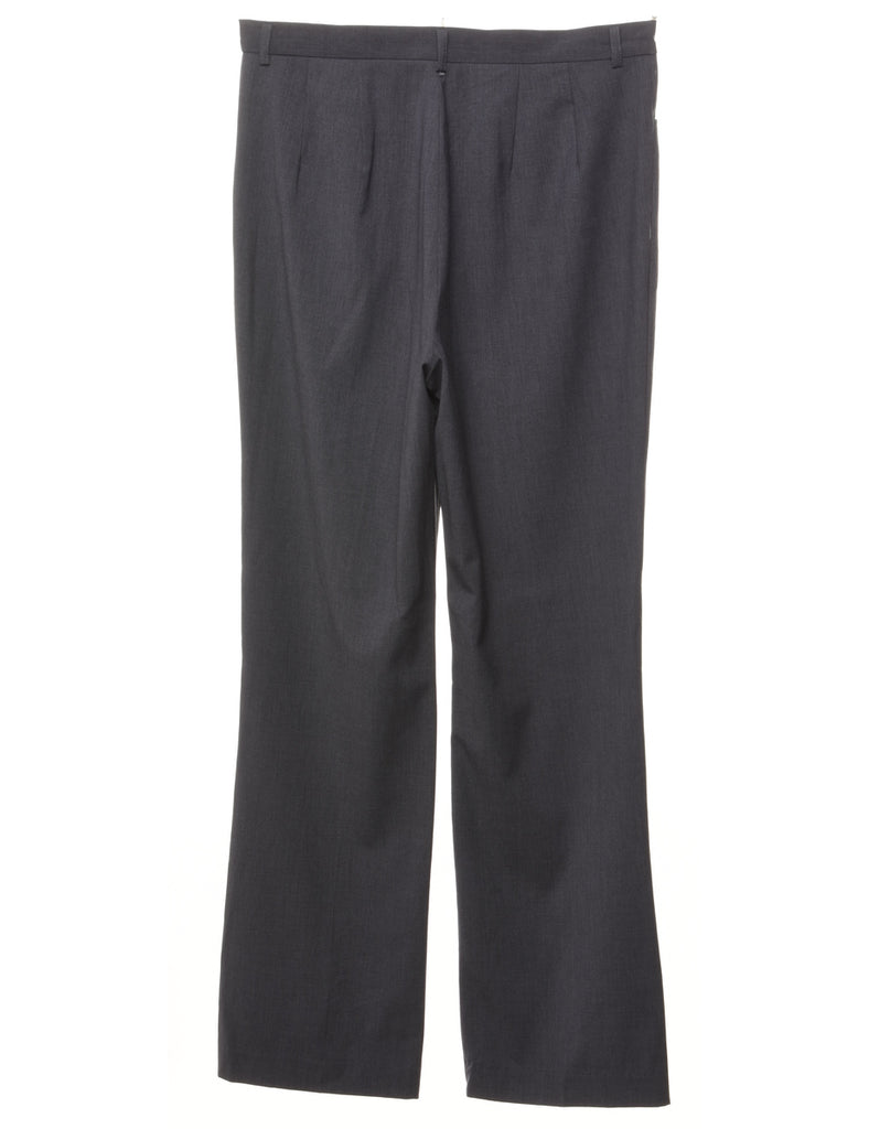 High Waist Grey Trousers - W30 L31