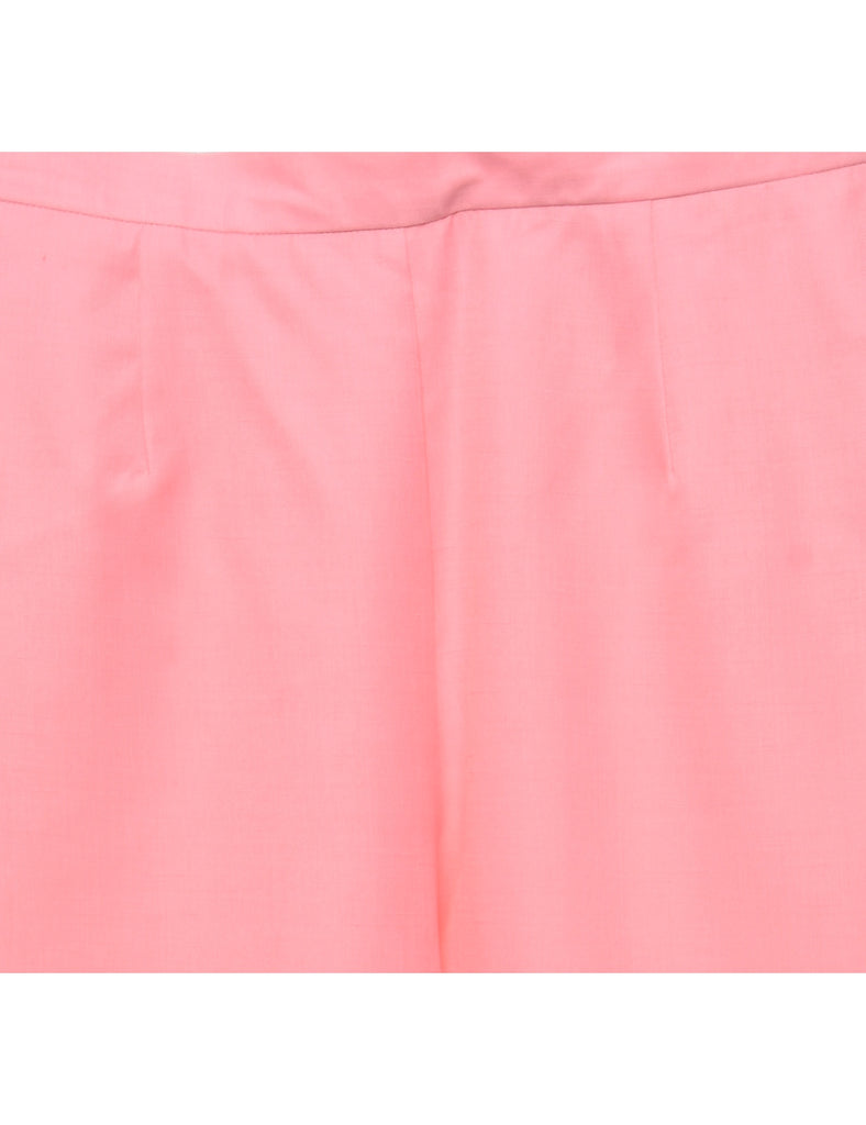 High Waist Pink Trousers - W30 L30