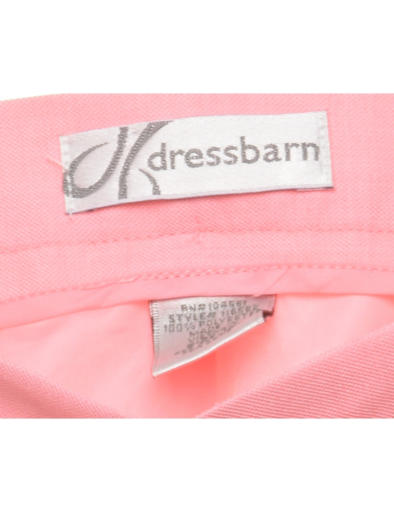 High Waist Pink Trousers - W30 L30
