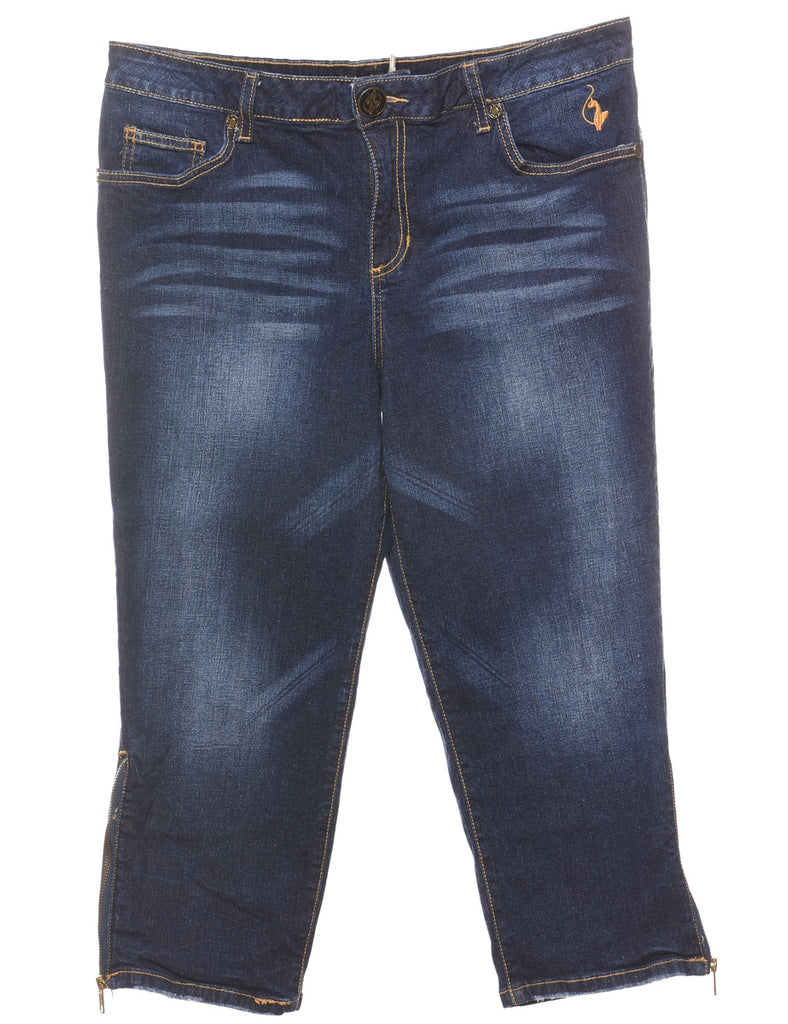 High Waist Tapered Jeans - W36 L22