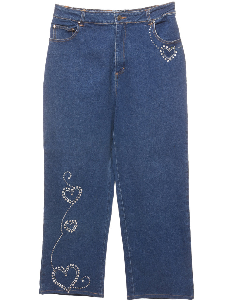 High Waist Tapered Jeans - W30 L27