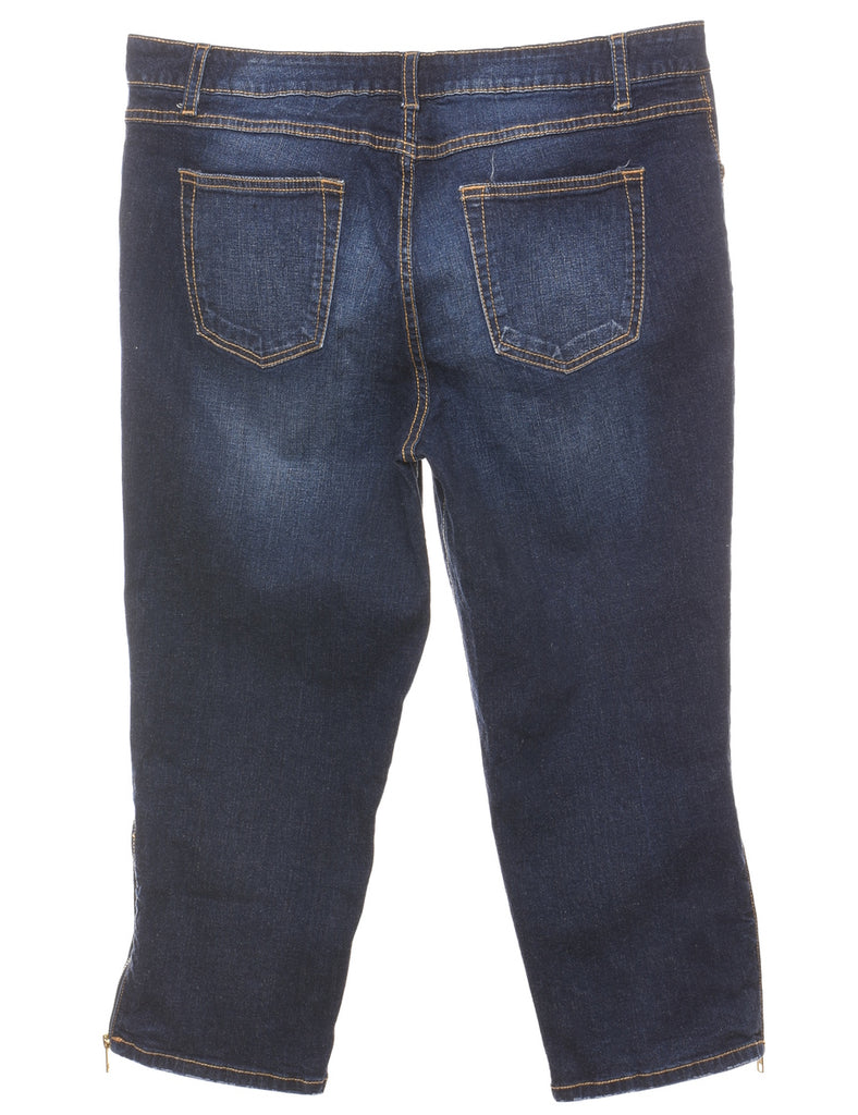 High Waist Tapered Jeans - W36 L22