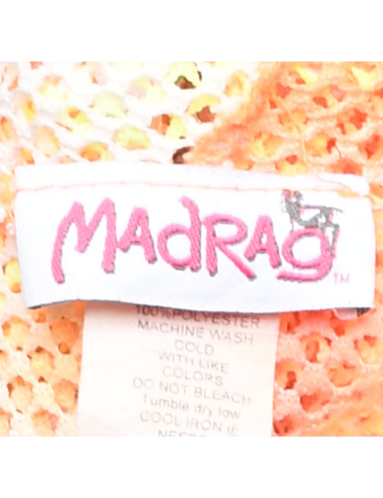 Hooded Crochet Jumper - XL