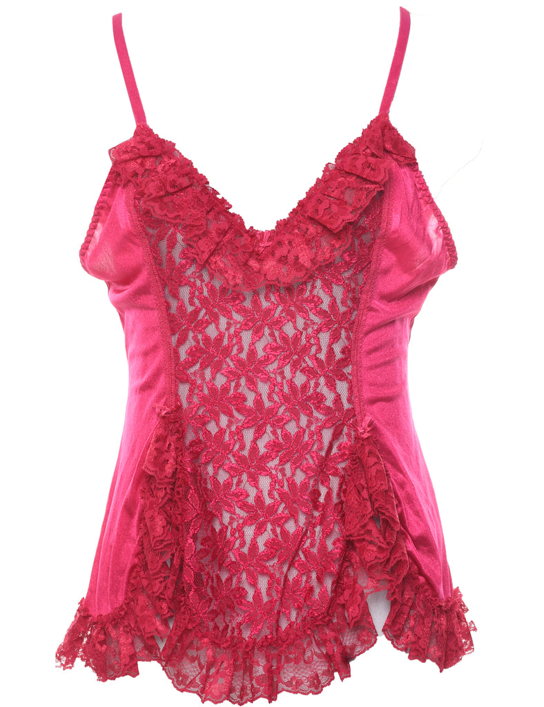 Hot Pink Babydoll - M