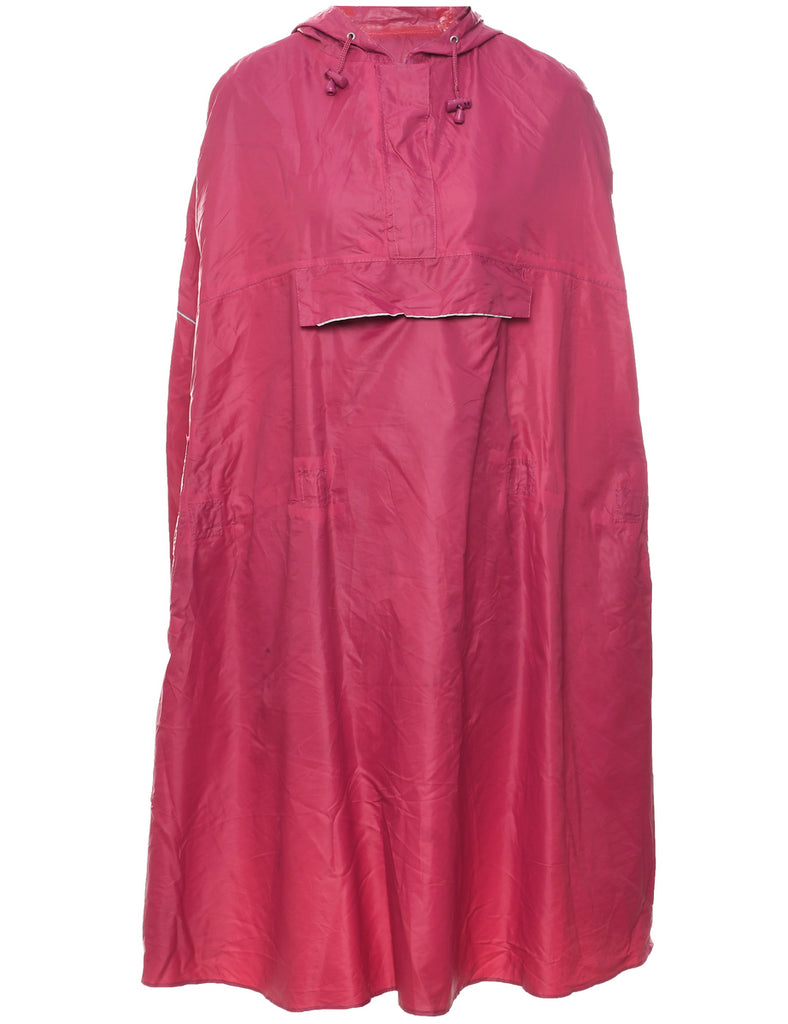 Hot Pink Raincoat - L